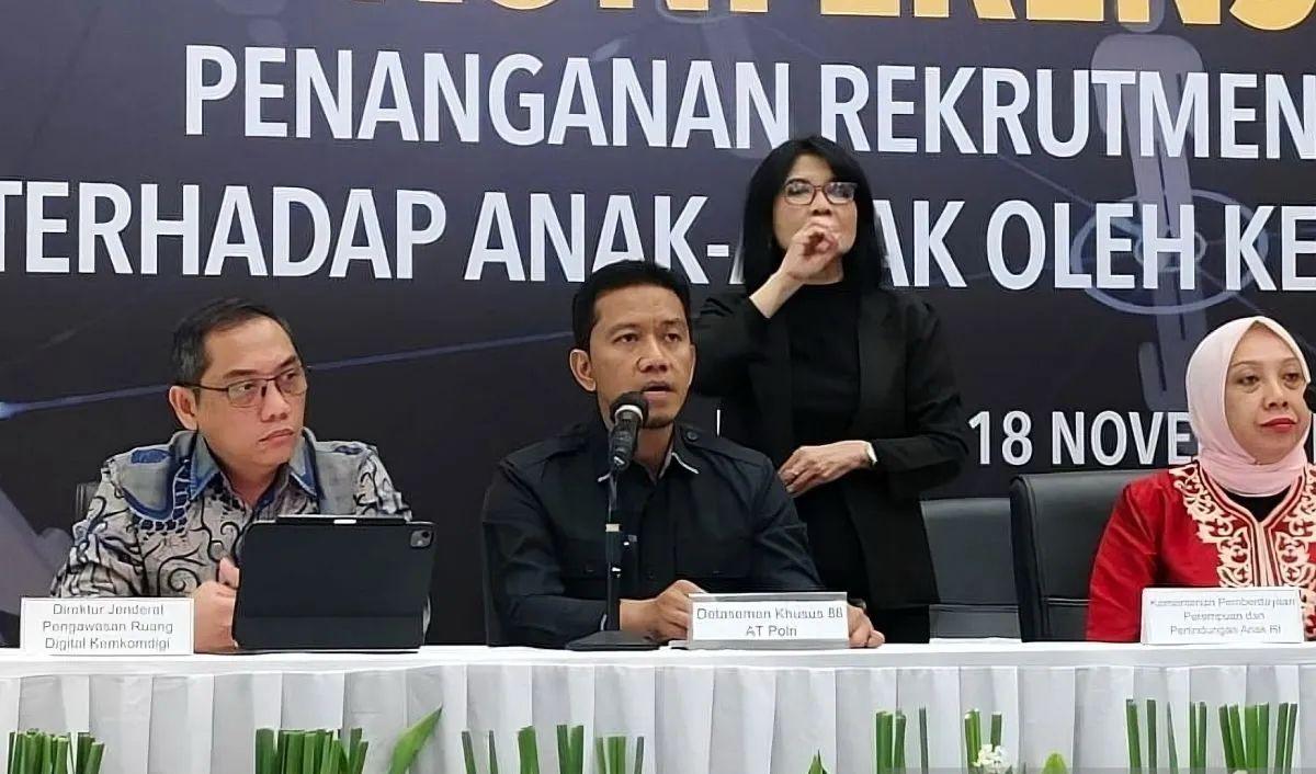 Densus 88 Anti Teror Polri menggelar Rapat Kerja Teknis (Rakernis) Tahun 2026 pada 18–20 Mei 2026.(Ket Foto: Juru Bicara Densus 88 AT Polri, Kombes Pol. Mayndra Eka Wardhana)