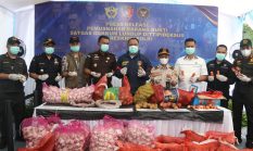 Jalur Tikus Perbatasan Dibongkar, Ribuan Kilogram Bawang Ilegal Dimusnahkan