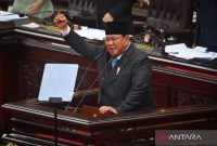 Presiden RI Prabowo Subianto.(Foto Antara)