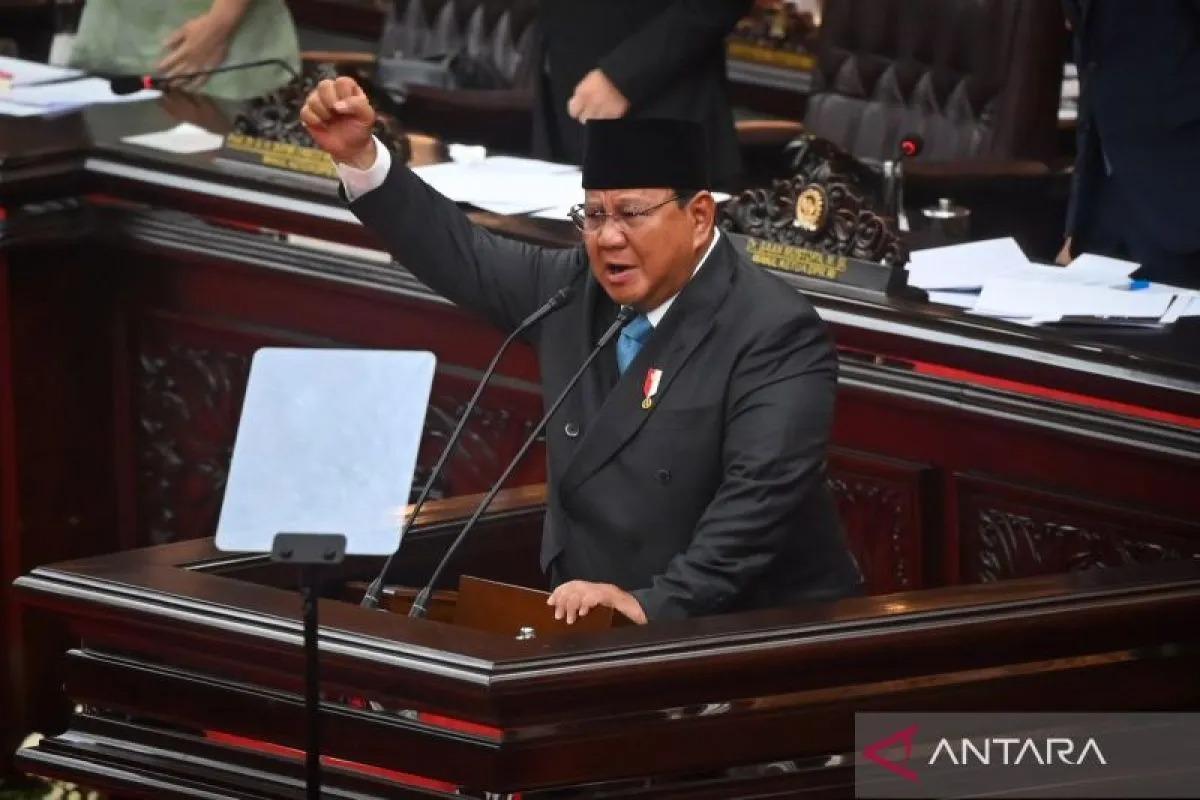 Presiden RI Prabowo Subianto.(Foto Antara)