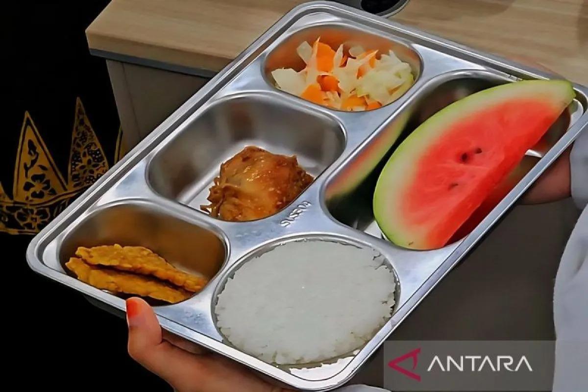 Contoh menu BGN.(Foto Antara)