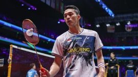 Pebulu tangkis tunggal putra Indonesia Jonatan Christie memastikan langkah ke perempat final Malaysia Masters 2026 usai menaklukkan wakil Taiwan, Wang Po Wei, Kamis (21/5/2026).