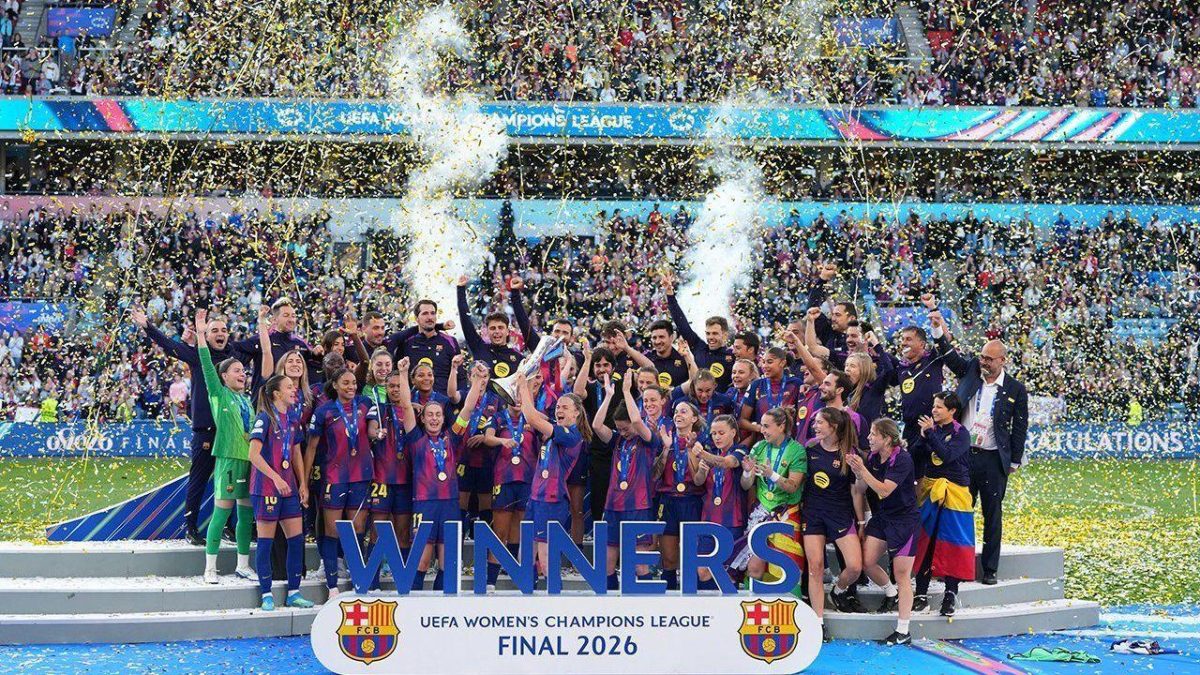 Barcelona kembali menunjukkan dominasinya di sepak bola wanita Eropa usai menaklukkan Lyon dengan skor telak 4-0 pada final Liga Champions Wanita 2026 di Oslo, Sabtu (23/5/2026).