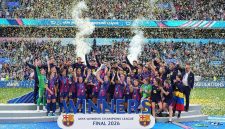 Barcelona kembali menunjukkan dominasinya di sepak bola wanita Eropa usai menaklukkan Lyon dengan skor telak 4-0 pada final Liga Champions Wanita 2026 di Oslo, Sabtu (23/5/2026).