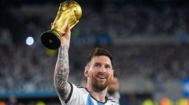 Kapten Timnas Argentina Lionel Messi