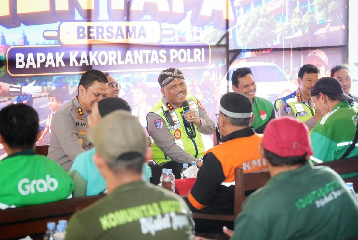 Kakorlantas) Polri Irjen Pol. Agus Suryonugroho menghadiri kegiatan Polantas Menyapa yang digelar di Kabupaten Jepara, Jawa Tengah, Sabtu (30/5/2026).
