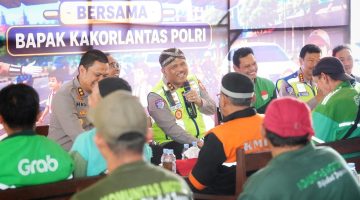 Kakorlantas) Polri Irjen Pol. Agus Suryonugroho menghadiri kegiatan Polantas Menyapa yang digelar di Kabupaten Jepara, Jawa Tengah, Sabtu (30/5/2026).