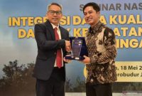 Wamenkes Dante Saksono Harbuwono (Berdiri Kanan, Pakaian Batik)