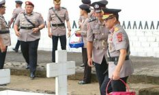 Jelang Hari Bhayangkara ke-80, Wakapolda Sulut Pimpin Ziarah di TMP Kairagi