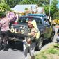 Polres Kepulauan Sangihe bergerak cepat melakukan penanganan dan pemantauan pascagempa bumi tektonik berkekuatan Magnitudo 7,7 yang berpusat di wilayah Mindanao, Filipina, Senin (8/6/2026).