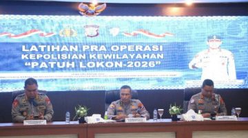 Polda Sulawesi Utara menggelar Latihan Pra Operasi (Latpra Ops) Patuh Lokon 2026 sebagai persiapan pelaksanaan Operasi Patuh yang akan berlangsung mulai 8 hingga 21 Juni 2026.