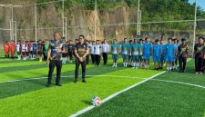 Polda Sulawesi Utara menggelar turnamen mini soccer antar Satuan Kerja (Satker) dan Satuan Wilayah (Satwil) dalam rangka memeriahkan Hari Bhayangkara ke-80 Tahun 2026.