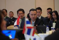 Dirjen Imigrasi Indonesia, Hendarsam Marantoko, memaparkan strategi nasional keimigrasian Indonesia dalam forum The 29th ASEAN Directors-General of Immigration Departments and Heads of Consular Affairs Divisions of the Ministries of Foreign Affairs (DGICM) yang berlangsung di Siem Reap, Kamboja, pada 23–25 Juni 2026