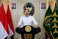 Jaksa Agung RI ST Burhanuddin resmi membuka Musyawarah Perencanaan Pembangunan (Musrenbang) Kejaksaan RI Tahun 2026 yang digelar secara hybrid, Rabu (3/6/2026). (ist)