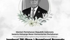 Kementerian Pertahanan Republik Indonesia berduka atas wafatnya Jenderal TNI (Purn.) Ryamizard Ryacudu pada Minggu (31/5/2026). (Foto: Kemenhan)