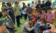 Polres Sangihe Salurkan Bantuan untuk Korban Gempa di Pulau Kawio dan Marore