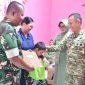 Kodam XIII/Merdeka Kunjungi Prajurit Sakit dan Ahli Waris Jelang HUT ke-68