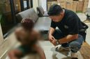 Aparat kepolisian berhasil mengamankan seorang pria yang membawa dua bilah pisau di kawasan Manado Town Square (Mantos), Senin (15/6/2026).
