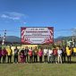 Hari Bhayangkara ke-80 Tahun 2026, Polres Bolaang Mongondow Utara (Bolmut) menggelar olahraga bersama yang melibatkan unsur Forum Koordinasi Pimpinan Daerah (Forkopimda), instansi vertikal, serta berbagai elemen masyarakat di Lapangan Apel Sanika Satyawada Polres Bolmong Utara, Jumat (19/6/2026).