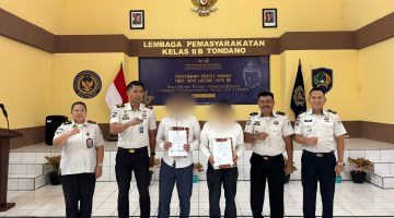 Perayaan Hari Raya Waisak 2570 BE Tahun 2026 menjadi momen penuh makna bagi dua warga binaan pemasyarakatan (WBP) beragama Buddha di Lembaga Pemasyarakatan (Lapas) Kelas IIB Tondano. Pada Minggu (31/5/2026). (ist)