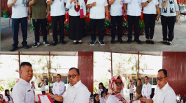 Bupati Minahasa menghadiri serta menyerahkan Surat Perintah Pelaksana Tugas (Plt) kepada Melky Palilingan S.Pd., MAP, sebagai (Plt) Kepala sekolah SMP N 1 Tondano serta Surawati Masloman S.Pd sebagai (Plt) Kepala sekolah SMP N 4 Tondano, Rabu 3 Juni 2026, bertempat di Aula SMP N 1 Tondano.
