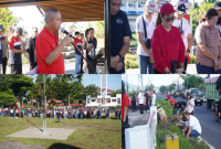 Pemerintah Kabupaten (Pemkab) Minahasa menggelar apel kerja bakti masif yang dipimpin langsung oleh Asisten II Pemkab Minahasa, Dr. Arody Tangkere, MAP. Kegiatan yang berpusat di Taman Godbless Minahasa ini dilaksanakan pada Kamis (4/06/2026) pagi.