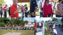 Pemerintah Kabupaten (Pemkab) Minahasa menggelar apel kerja bakti masif yang dipimpin langsung oleh Asisten II Pemkab Minahasa, Dr. Arody Tangkere, MAP. Kegiatan yang berpusat di Taman Godbless Minahasa ini dilaksanakan pada Kamis (4/06/2026) pagi.