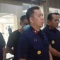 Kakanim Kelas II TPI Tahuna Ready Jootje Ratag (Tengah) didampingi Kasi Inteldakim Joudy Supit saat memberikan keterangan di Bandara Sam Ratulangi Manado, Jumat 5 Juni 2026.(Foto:Yudi/Pilar) 