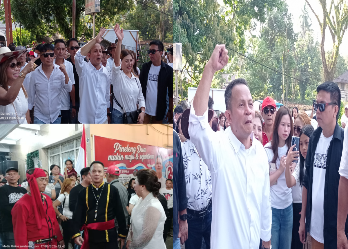 Nicolaus Tangapo Terpilih Hukum Tua Desa Pineleng Dua.