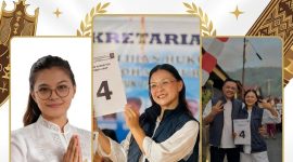 Indria Lighaya Suwu SH, Terpilih Hukum Tua Desa Koha Timur. 