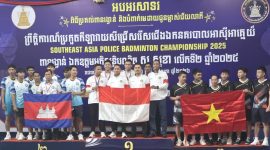 Tim Bulutangkis Polri kembali mengharumkan nama Indonesia di tingkat internasional setelah meraih hasil gemilang pada ajang Southeast Asia (SEA) Police Badminton Championship 2026 yang berlangsung di Phnom Penh, Kamboja.