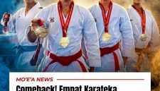 Prajurit Yonif TP 824/MO'E’A kembali mengharumkan nama Kodam XIII/Merdeka setelah meraih sejumlah medali dalam ajang Karate Open Tournament JJ Cup Sulawesi Utara 2026.