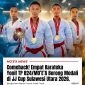 Prajurit Yonif TP 824/MO'E’A kembali mengharumkan nama Kodam XIII/Merdeka setelah meraih sejumlah medali dalam ajang Karate Open Tournament JJ Cup Sulawesi Utara 2026.