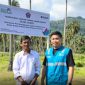 PT PLN (Persero) melalui Program Tanggung Jawab Sosial dan Lingkungan (TJSL) membangun Jalan Usaha Tani di Desa Suka Damai, Kecamatan Lemito, Kabupaten Pohuwato.
