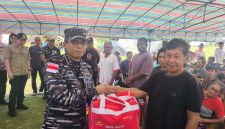 Komando utama Angkatan Laut  (Kodaeral)  VIII kembali menunjukkan kepeduliannya terhadap masyarakat terdampak bencana.