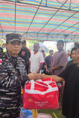 Kodaeral VIII Salurkan Bantuan Kemanusiaan untuk Korban Gempa di Pulau Kawio Sangihe