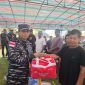 Komando utama Angkatan Laut  (Kodaeral)  VIII kembali menunjukkan kepeduliannya terhadap masyarakat terdampak bencana.