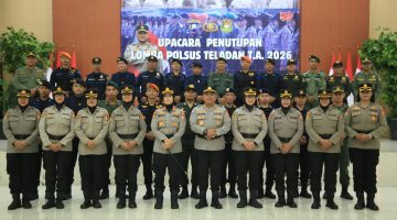 Polri menggelar Lomba Polisi Khusus (Polsus) Teladan Tahun 2026 di Sepolwan Lemdiklat Polri, Jakarta Selatan, sebagai bagian dari rangkaian peringatan Hari Bhayangkara ke-80.