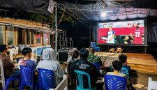 Jajaran Kodam XIII/Merdeka menggelar kegiatan nonton bareng (nobar) pertandingan Piala Dunia 2026 bersama masyarakat di sejumlah wilayah binaan.