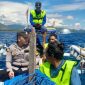Polsek Pinogaluman bersama Kelompok Pengawas Akses Area Perikanan (PAAP) Perintis Kabupaten Bolaang Mongondow Utara meningkatkan pengawasan di sejumlah Kawasan Larang Ambil (KLA) guna menjaga kelestarian ekosistem laut dan sumber daya perikanan, Minggu (14/6/2026).