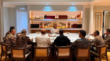 Presiden Prabowo  Subianto memanggil sejumlah anggota Kabinet Merah Putih ke kediamannya di Kertanegara, Jakarta, pada Minggu, 14 Juni 2026. Foto: BPMI Setpres/Istimewa