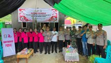 Polres Bolaang Mongondow Utara meresmikan program bedah rumah bagi warga kurang mampu di Desa Paku Selatan, Kecamatan Bolangitang Barat, Rabu (17/6/2026).
