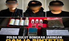 Ditresnarkoba Polda Sulut Ungkap Jaringan Ganja Sintetis Lintas Provinsi