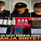 Ditresnarkoba  Polda Sulut berhasil mengungkap jaringan peredaran narkotika jenis Pinaca MDMB-4EN atau ganja sintetis yang diedarkan melalui cairan liquid vape.(Kolase Foto Tersangka dan Barang Bukti)