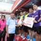 Turnamen Badminton Internal Polri Kapolda Cup Tahun 2026 resmi berakhir dan ditutup di GOR Naushad Badminton Hall, Kota Manado, Jumat (19/6/2026). A