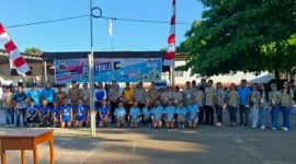Kejuaraan Bola Voli SMANTE Cup 2026 memperebutkan Piala Kapolda Sulawesi Utara resmi dibuka di Lapangan Voli SMA Negeri 1 Tenga, Kabupaten Minahasa Selatan, Senin (22/6/2026).