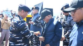 Kodaeral VIII bersama Bank Indonesia resmi melepas pelaksanaan Ekspedisi Rupiah Berdaulat (ERB) Tahun 2026 dari Dermaga Satuan Patroli Kodaeral VIII, Kota Bitung, Selasa (23/6/2026).