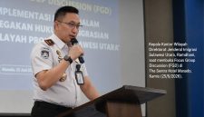 Kepala Kantor Wilayah Direktorat Jenderal Imigrasi Sulawesi Utara, Ramdhani.(ist)