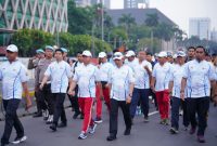 Kapolri Jenderal Listyo Sigit Prabowo mengajak masyarakat untuk bersama-sama menyemarakkan Hari Bhayangkara ke-80 melalui kegiatan olahraga bersama di kawasan Car Free Day (CFD) Jakarta.