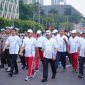 Kapolri Jenderal Listyo Sigit Prabowo mengajak masyarakat untuk bersama-sama menyemarakkan Hari Bhayangkara ke-80 melalui kegiatan olahraga bersama di kawasan Car Free Day (CFD) Jakarta.